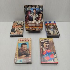 John Wayne American Hero Collector 5 Series VHS Box Set and 4 Individual Tapes